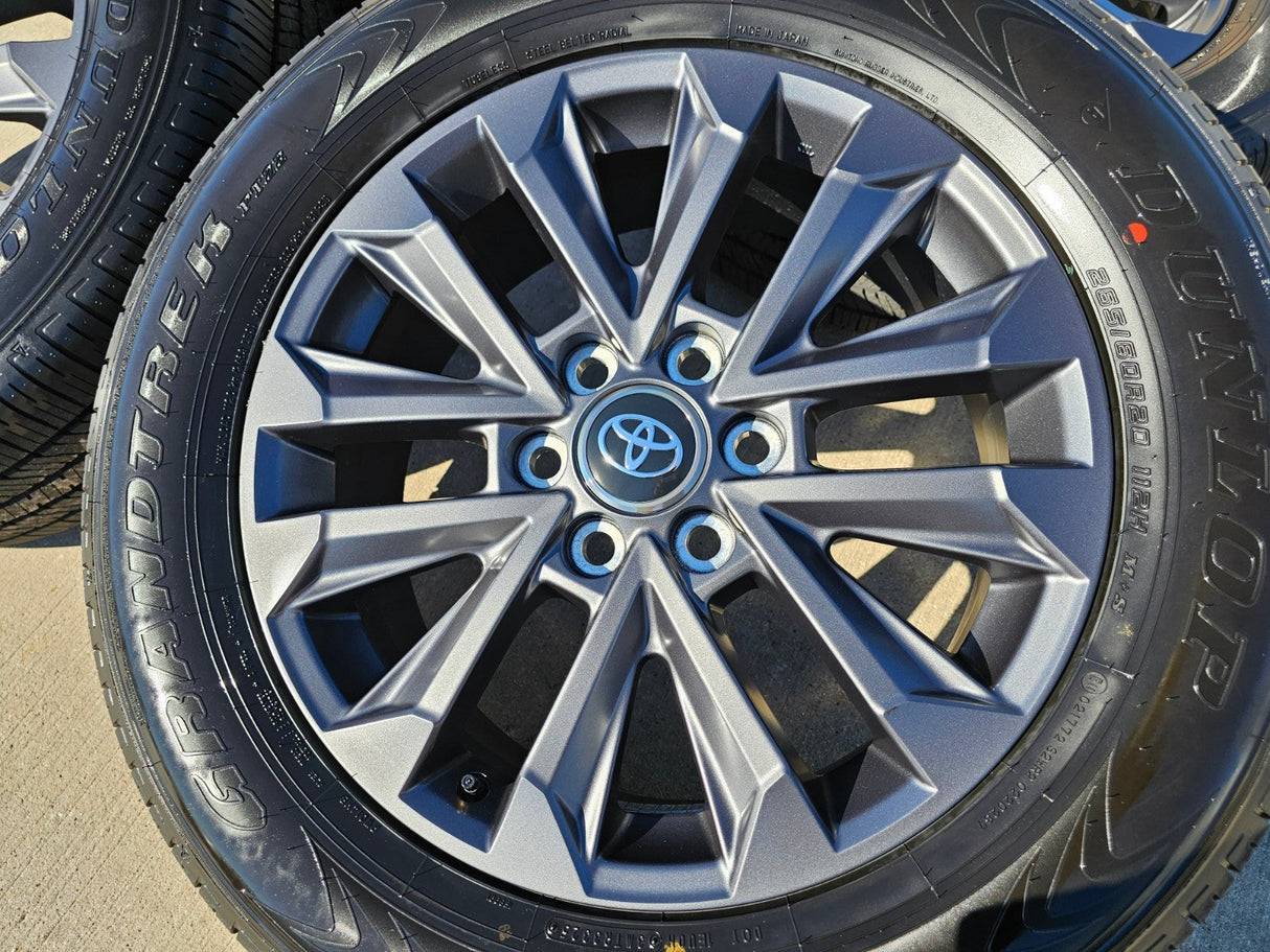 20" Toyota Land Cruiser OEM wheels rims 94057 Tundra Sequoia 2024 2025 2026 NEW Texas Truck Tire