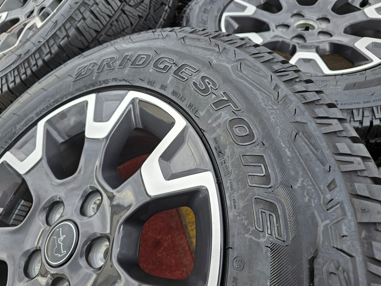 18" Jeep Wrangler Gladiator OEM 9330 wheels rims Grand Cherokee 2024 2025 NEW Texas Truck Tire