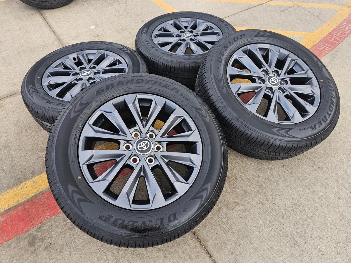 20" Toyota Land Cruiser OEM wheels rims Tundra Sequoia 2024 2025 2026 NEW Texas Truck Tire