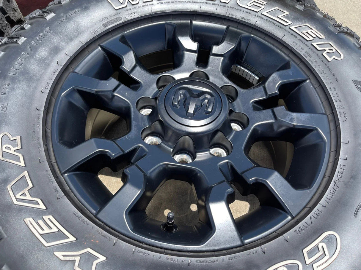 17" Ram 2500 3500 Laramie Power Wagon OEM wheels rims tires 2025 2026 NEW Texas Truck Tire