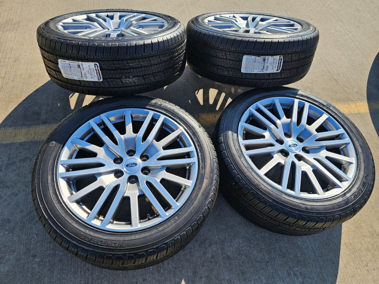 22" Ford F-150 LIMITED Plus OEM rims wheels 10444 Expedition tires GENERAL NEW Texas Truck Tire