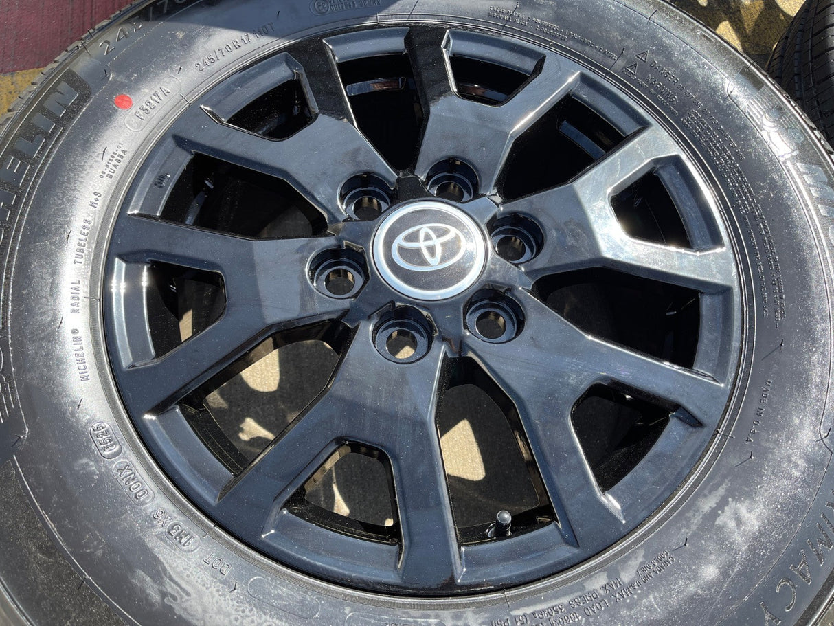 17" Toyota Tacoma 4Runner TRD OEM 10637 94254 wheels rims 2025 2026 NEW MICHELIN Texas Truck Tire
