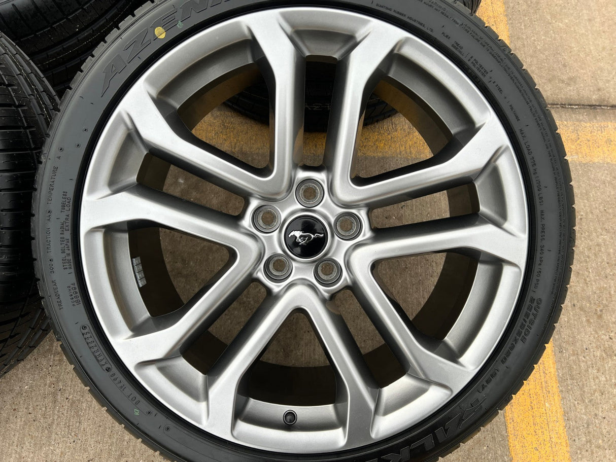 20" Ford Mustang GT OEM 10167 wheels rims 2021 2022 2023 2024 2025 FALKEN NEW Texas Truck Tire