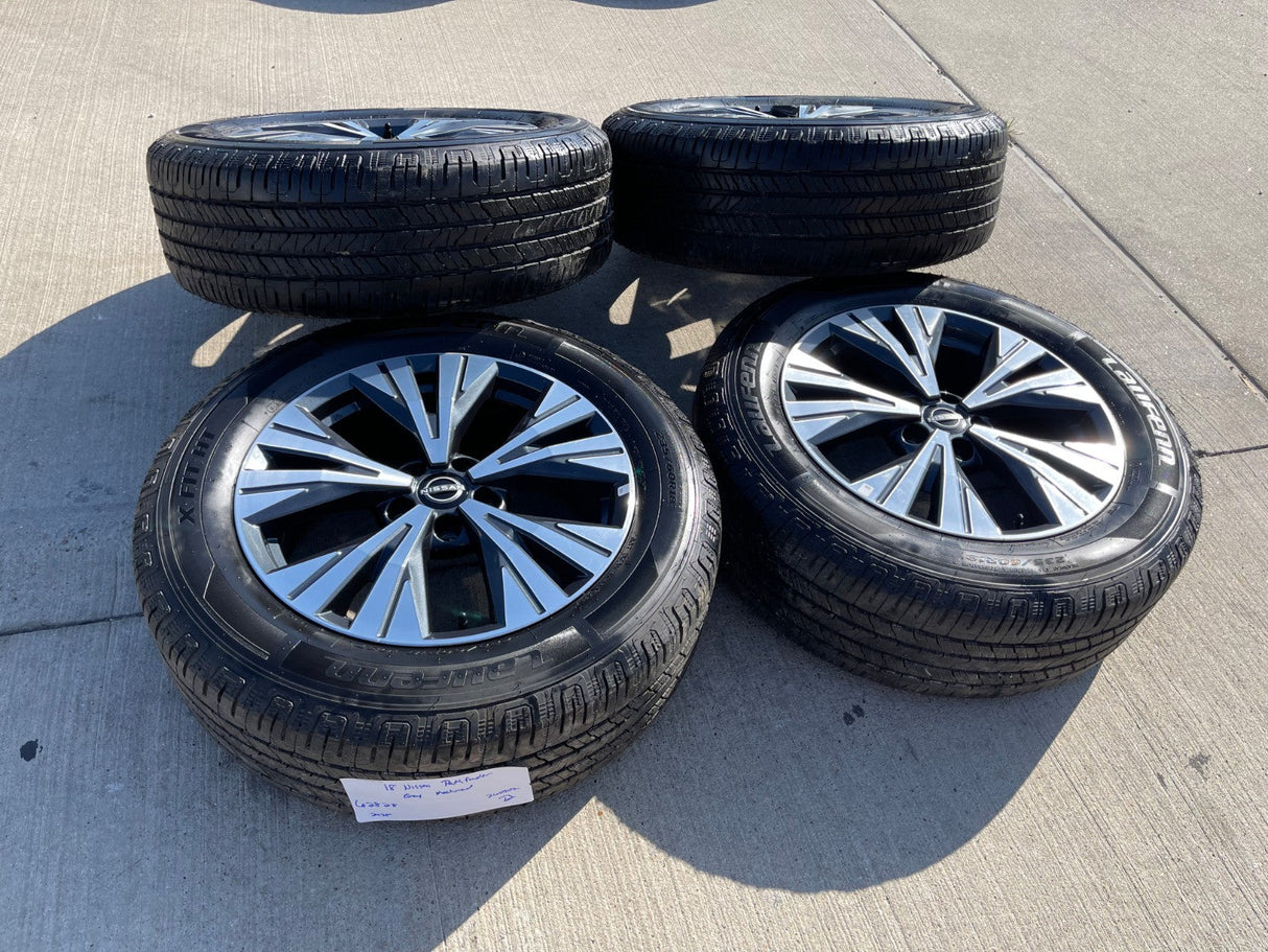 18" Nissan Murano Pathfinder FX35 FX45 QX60 OEM 62828 wheels rims 2023 2024 2025 Texas Truck Tire