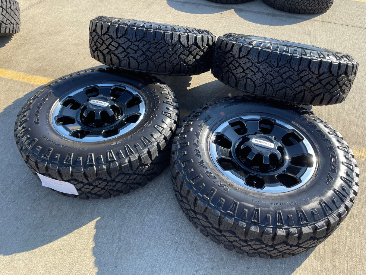 18" Ford F-250 F-350 OEM TREMOR rims wheels 10482 DURATRAC R/T 35" 2025 2026 NEW Texas Truck Tire
