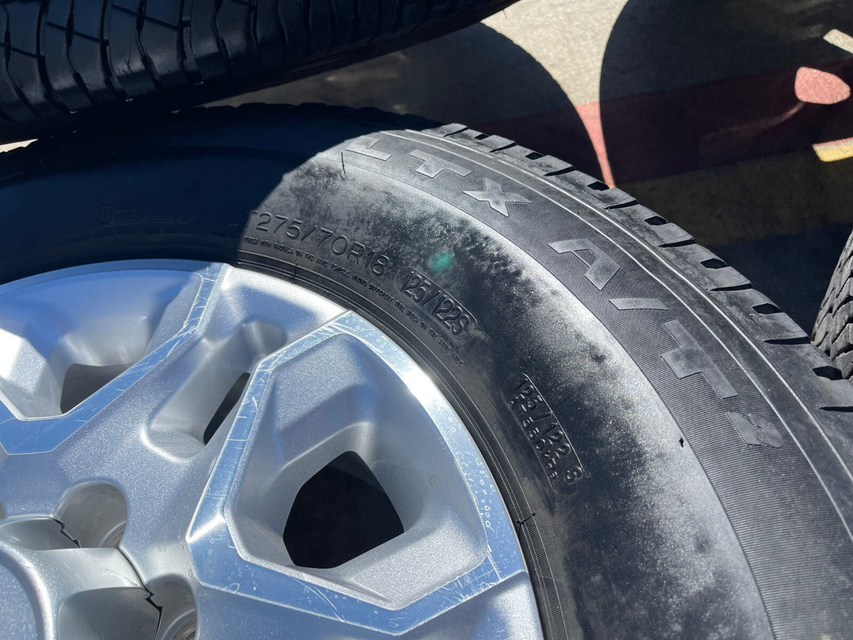 18" Chevy Silverado 2500 3500 OEM 5959 wheels rims 2021 2022 2023 2024 2025 Texas Truck Tire
