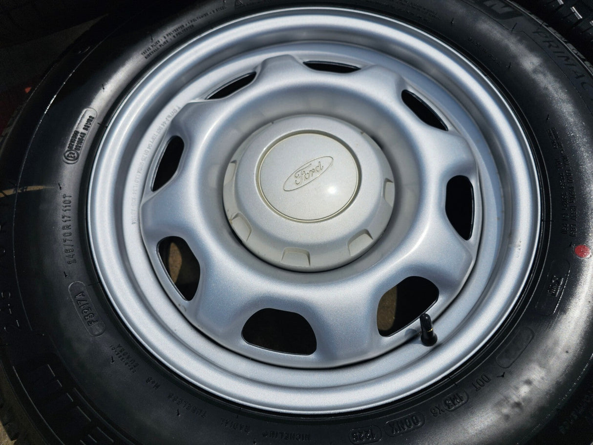 17" Ford F-150 OEM rims wheels 3857 tires steel 2023 2024 2025 2026 MICHELIN NEW Texas Truck Tire