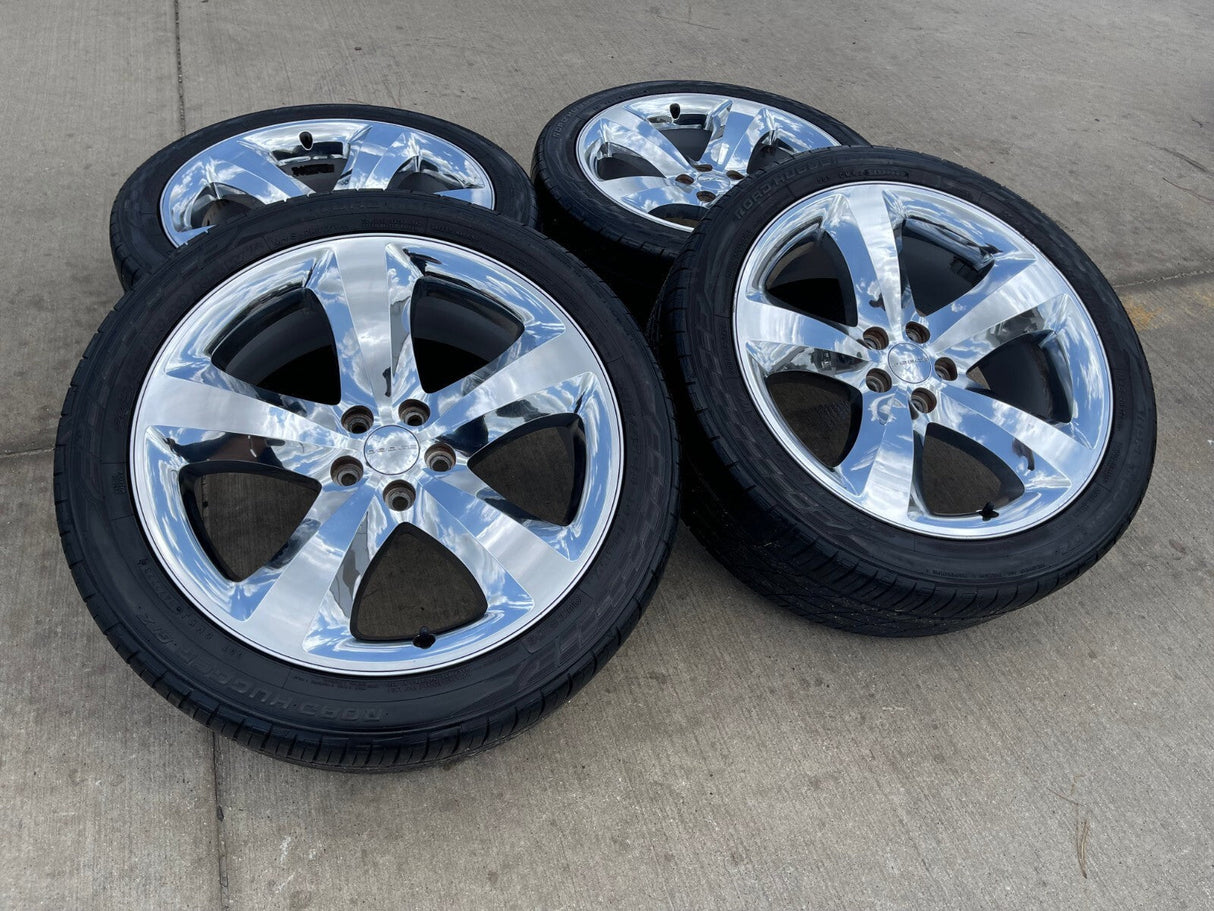 20" Dodge Charger Challenger Chrysler 300 OEM 2411 2424 wheels rims tires Texas Truck Tire