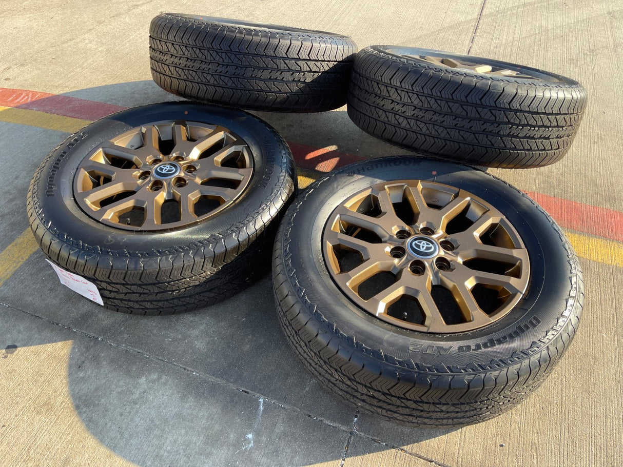 20" Toyota Tundra TSS TRD OEM wheels rims BRONZE 95359 Sequoia 75277 NEW Texas Truck Tire