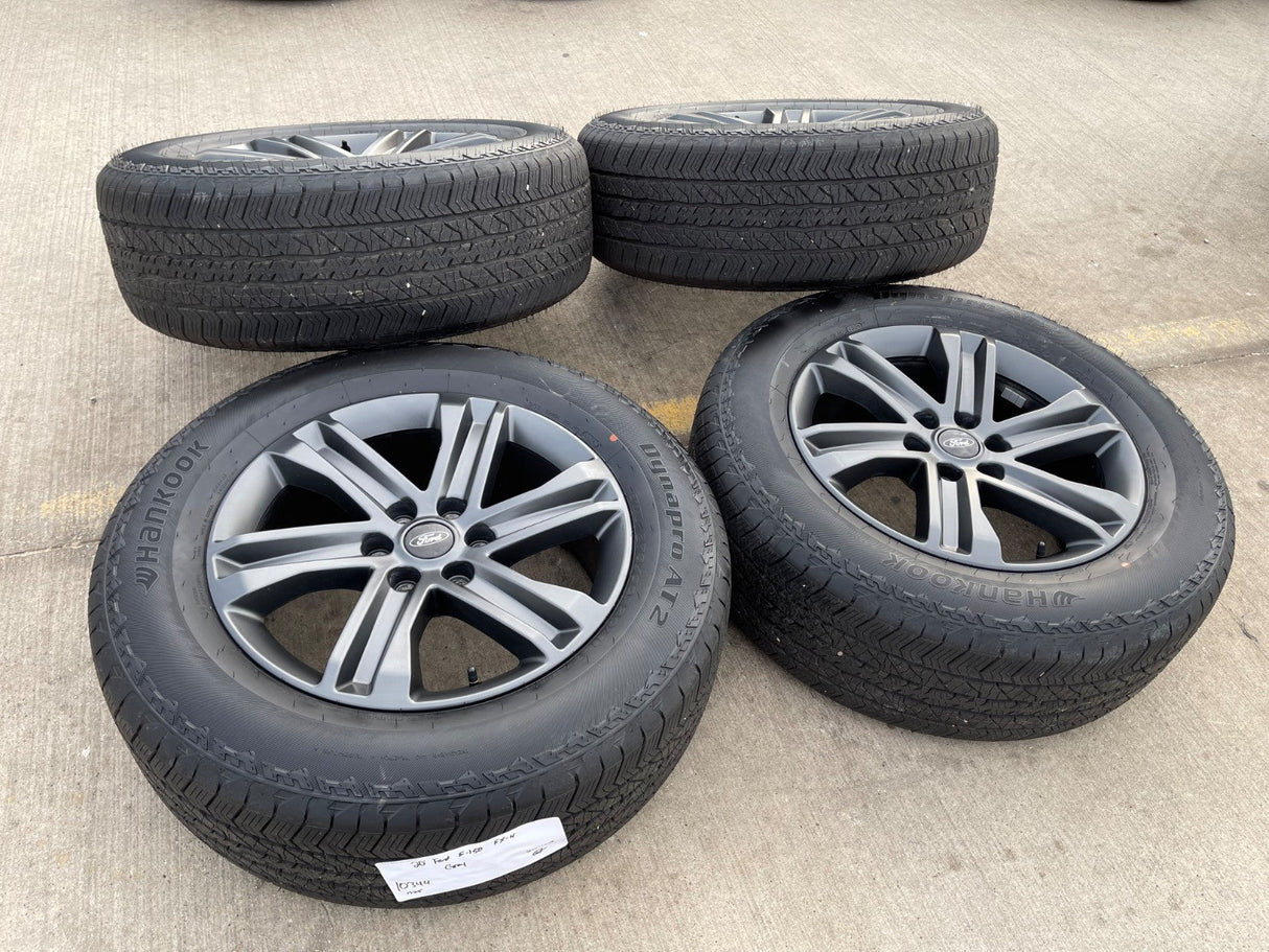20" Ford F-150 FX-4 PLATINUM OEM rims wheels 10344 Expedition HANKOOK A/T2 Texas Truck Tire