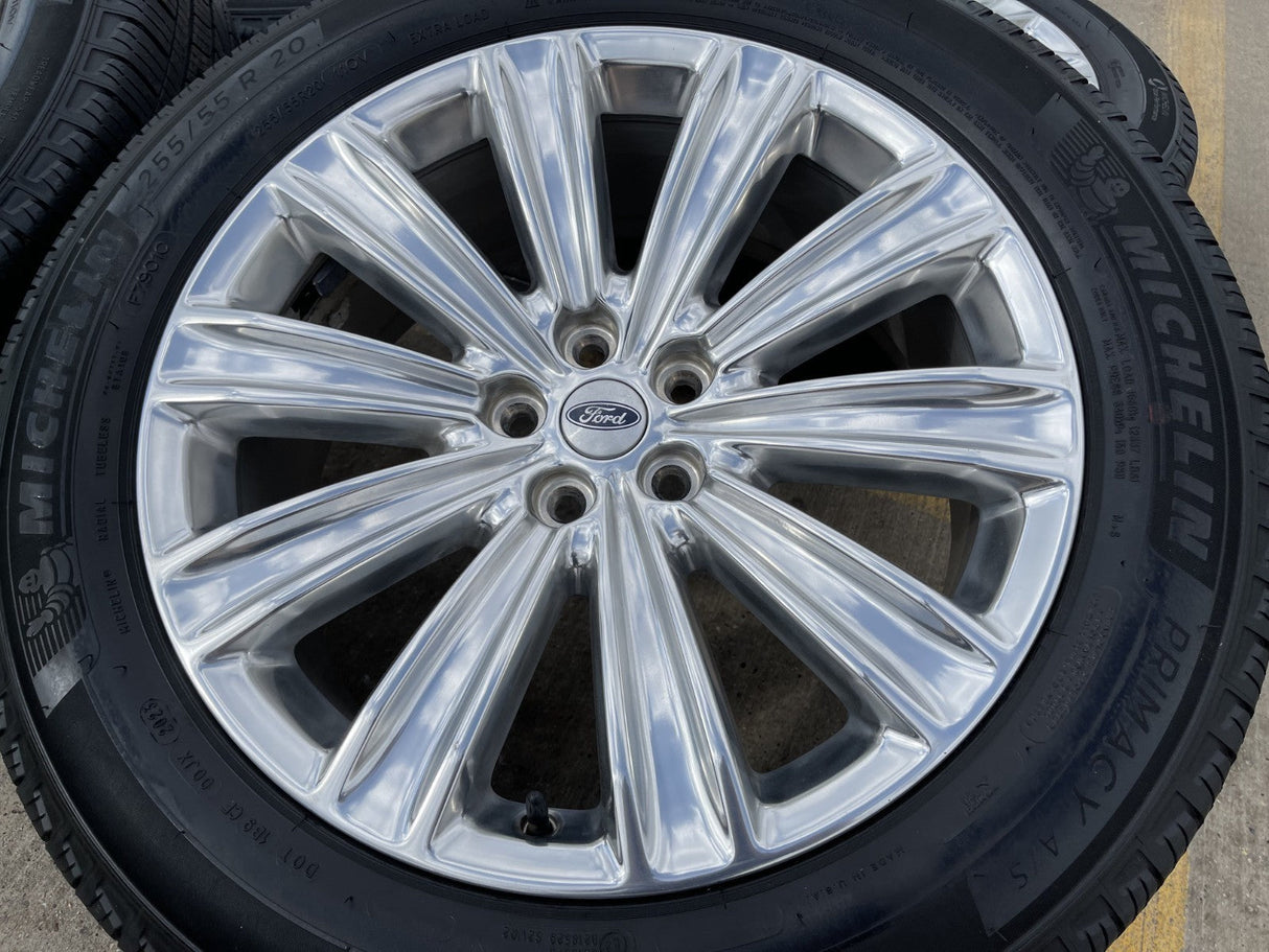 20" Ford Explorer Limited OEM rims wheels 10269 Lincoln Aviator MICHELIN Texas Truck Tire