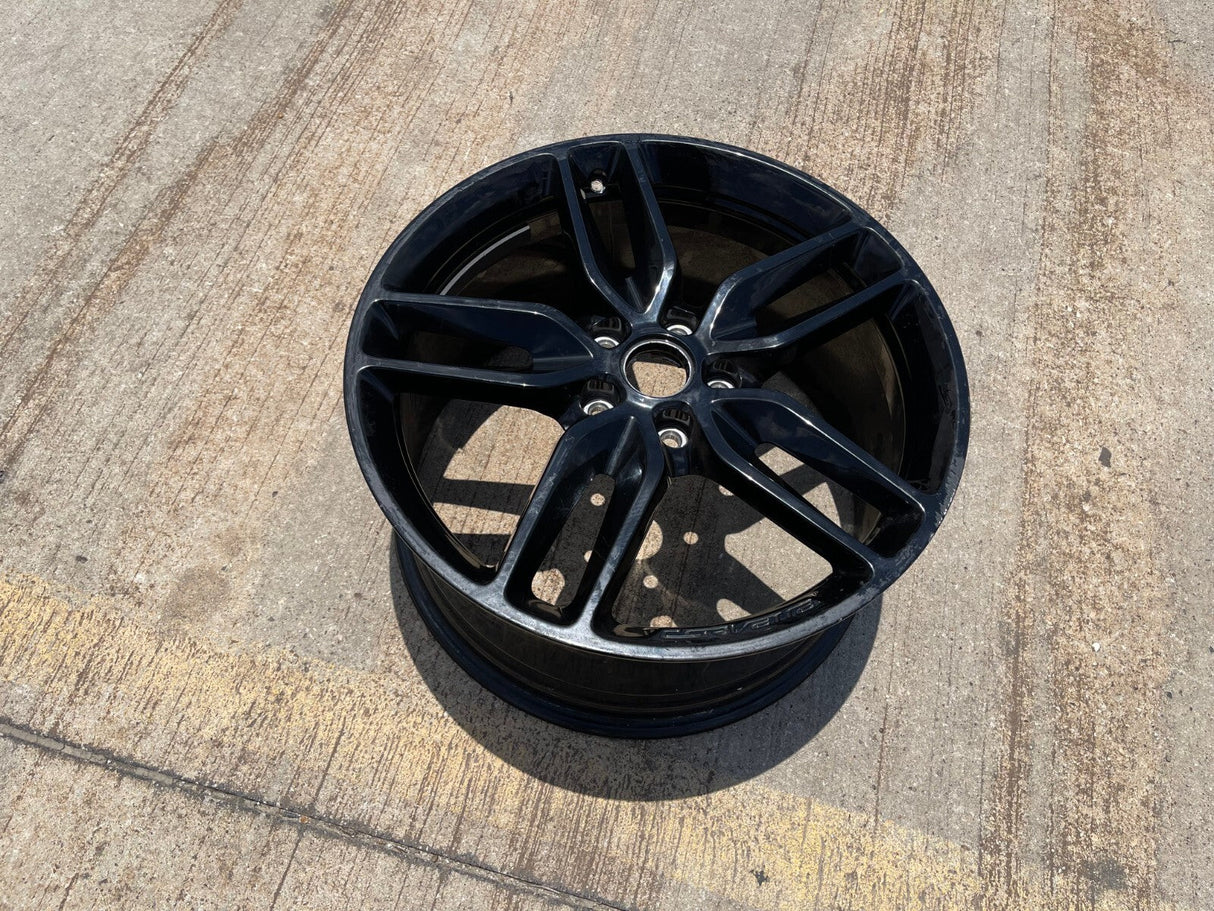 20x10 Chevy Corvette OEM wheel rim 5639 5641 black REAR 2015 2016 2017 2018 2019 Texas Truck Tire