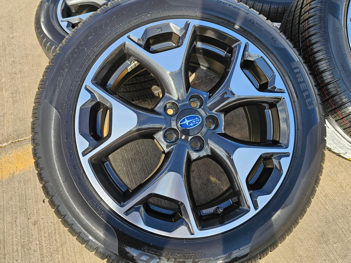 17" Subaru XV Crosstrek OEM 68855 wheels rims tires 2022 2023 2024 2025 2026 NEW Texas Truck Tire