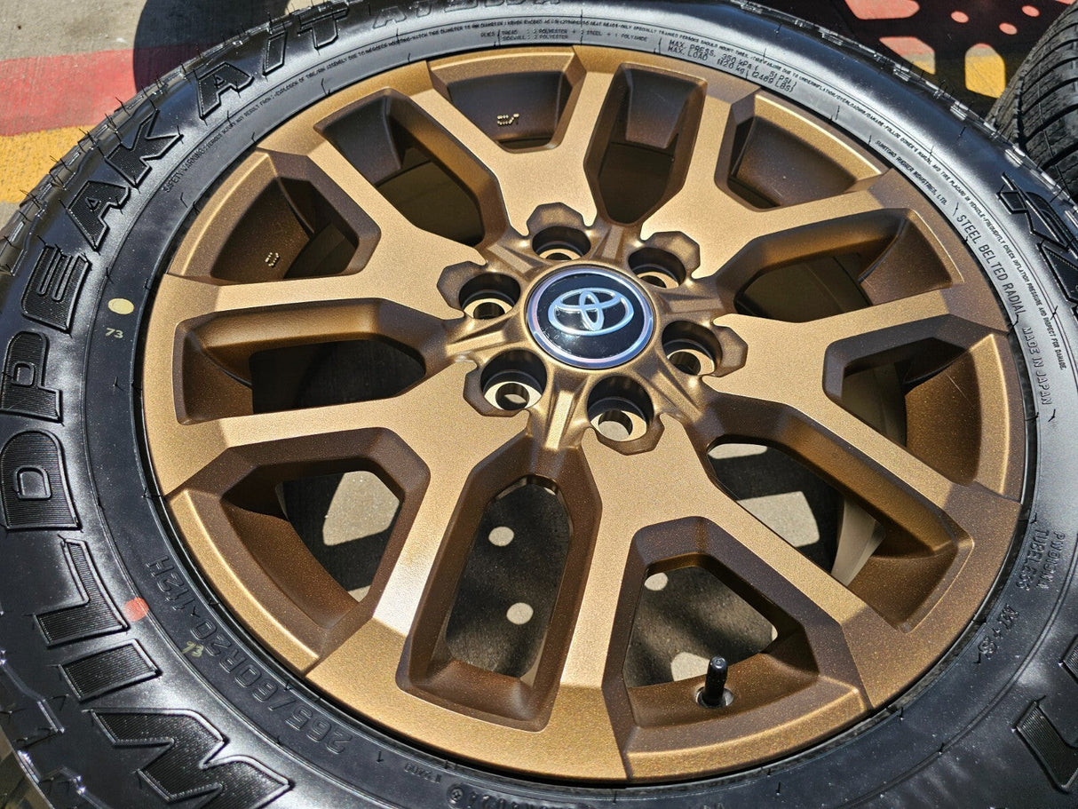 20" Toyota Tundra TSS TRD OEM wheels rims 95359 Sequoia bronze 2025 2026 NEW Texas Truck Tire