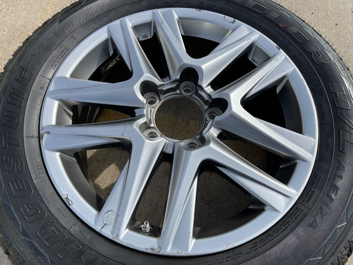 20" Lexus LX570 Toyota Land Cruiser OEM 74280 wheel rim spare BRIDGESTONE Texas Truck Tire