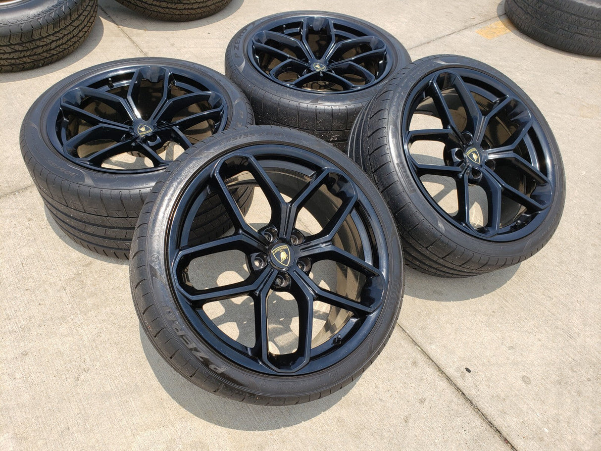 19" Lamborghini Huracan LP580 OEM wheels rims tires OE Kari 2020 2021 2022 2023 Texas Truck Tire