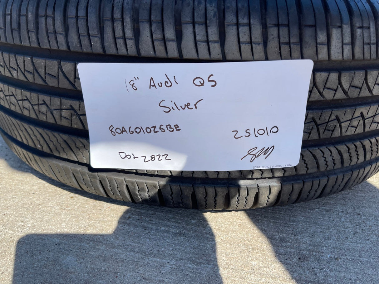 18" Audi Q5 OEM wheel rim Q4 Q7 Q8 12034 VW Atlas 2021 2022 2023 2024 2025 2026 Texas Truck Tire