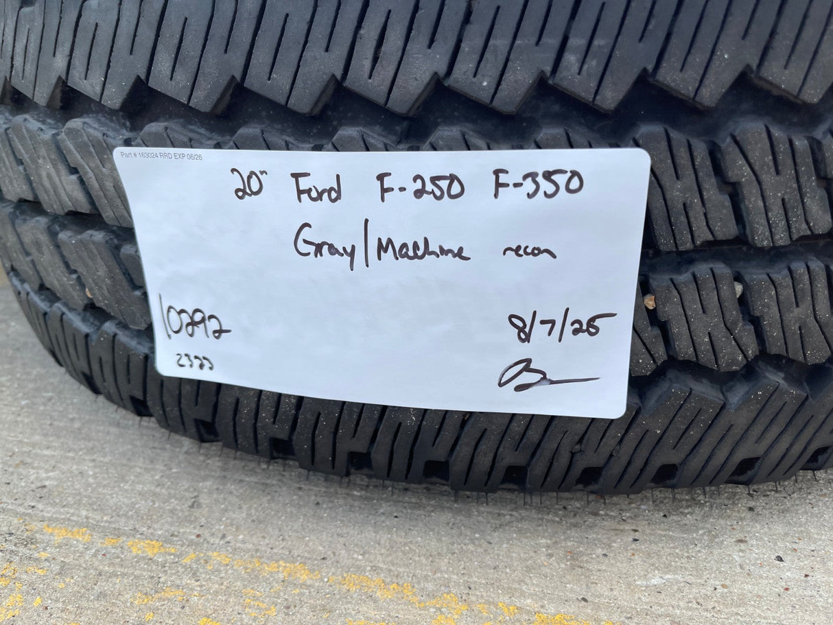 20" Ford F-250 F-350 OEM Lariat wheels rims 10292 tires BRIDGESTONE A/T Texas Truck Tire
