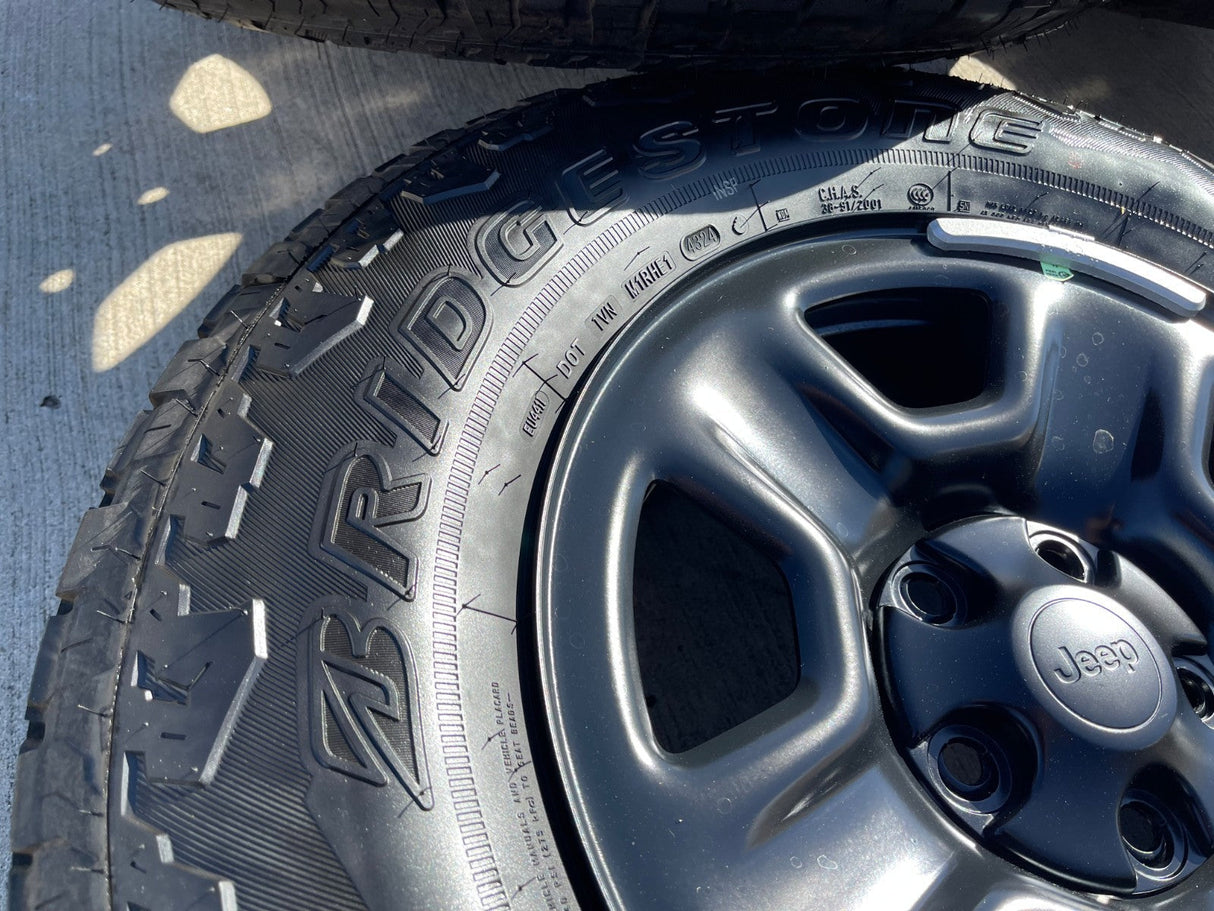 17" Jeep Gladiator OEM wheels rims Steel 9220 9240 Wrangler 2025 2026 NEW Texas Truck Tire