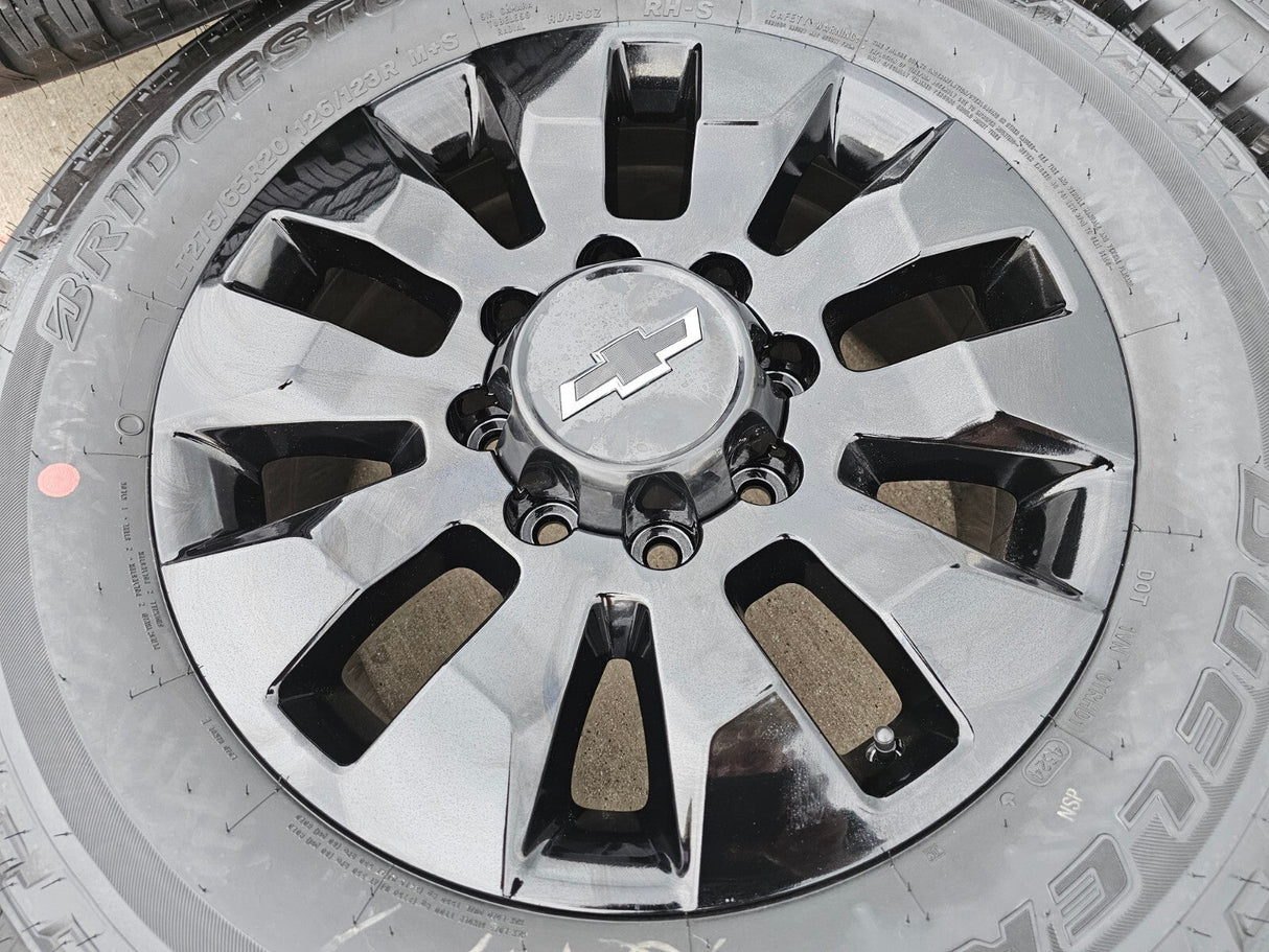 20" Chevy Silverado 2500 3500 OEM 5960 5947 GMC Sierra wheels rims 2025 2026 NEW Texas Truck Tire