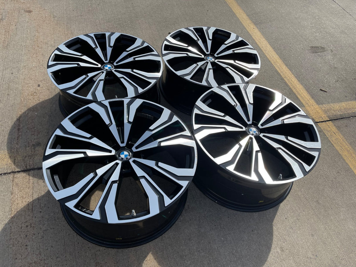 23" BMW X7M X5 X6 X7 OEM Series 86675 wheels rims 2022 2023 2024 2025 2026 Texas Truck Tire