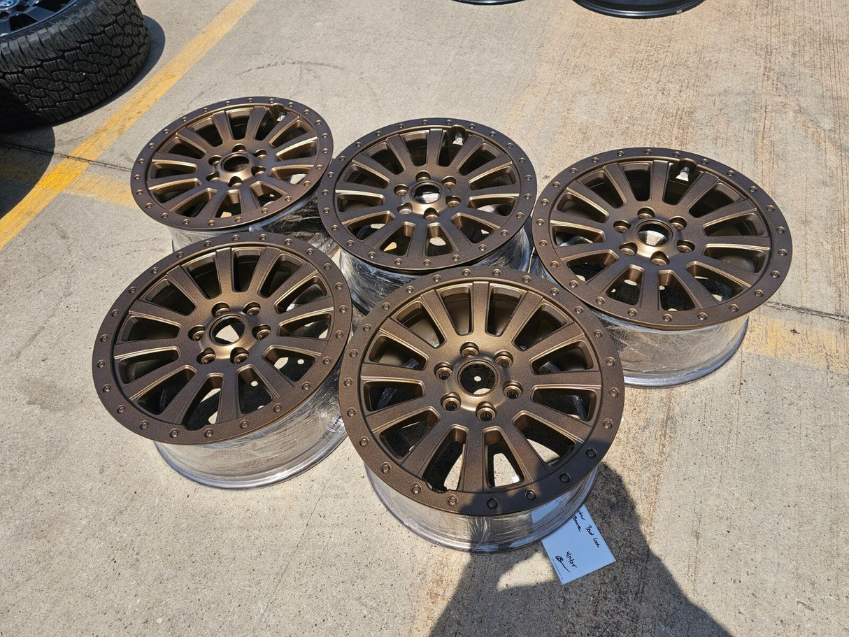 (5) 18" INEOS Grenadier OEM wheels rims Beadlock 2023 2024 2025 2026 NEW Texas Truck Tire