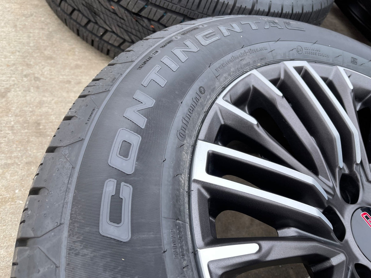 20" GMC Sierra Yukon Chevy Silverado OEM wheels rims 2024 2025 2026 NEW Texas Truck Tire