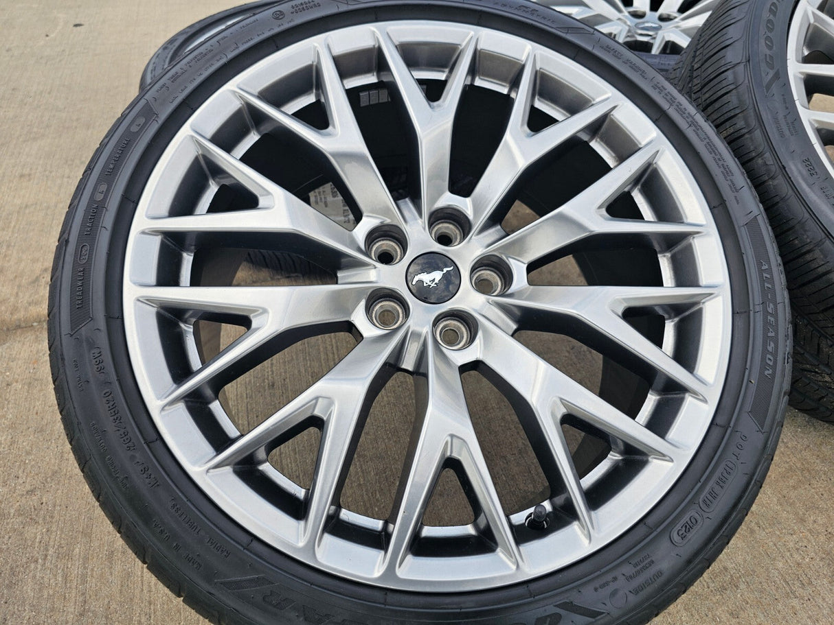 20" Ford Mustang GT OEM 10609 wheels rims tires 2020 2021 2022 2023 2024 2025 Texas Truck Tire