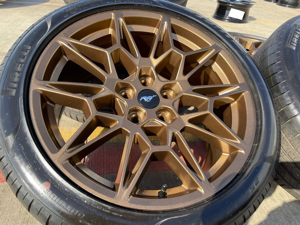 19" Ford Mustang GT Track Pack OEM 10600 10603 Bronze wheels rims 2026 2027 NEW Texas Truck Tire