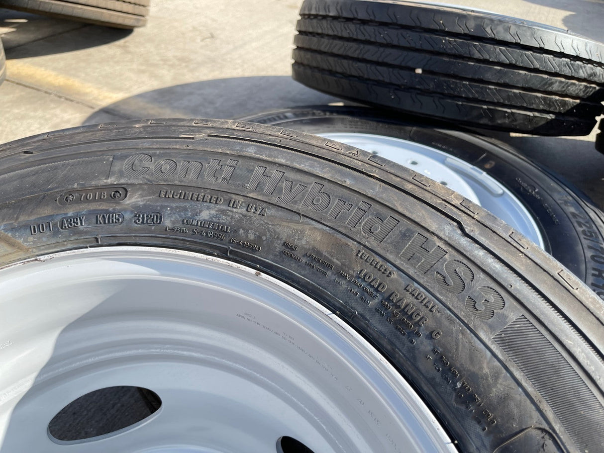 19.5" Ford F-450 Dually F-550 rims wheels RAM 4500 OEM 10x225 CONTINENTAL NEW Texas Truck Tire