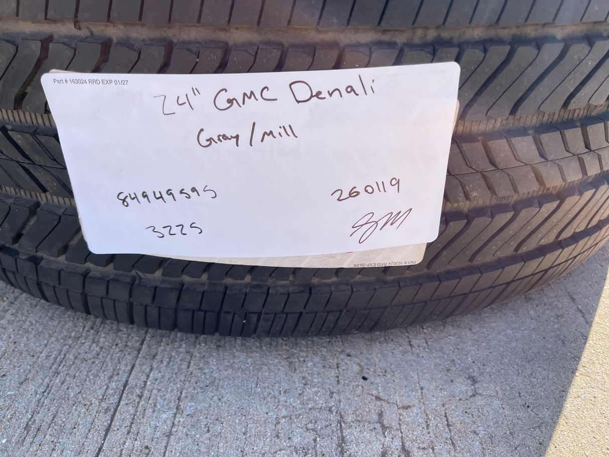 24" GMC Yukon Sierra DENALI OEM wheel rim tire 2023 2024 2025 2026 DISCOUNTED Texas Truck Tire