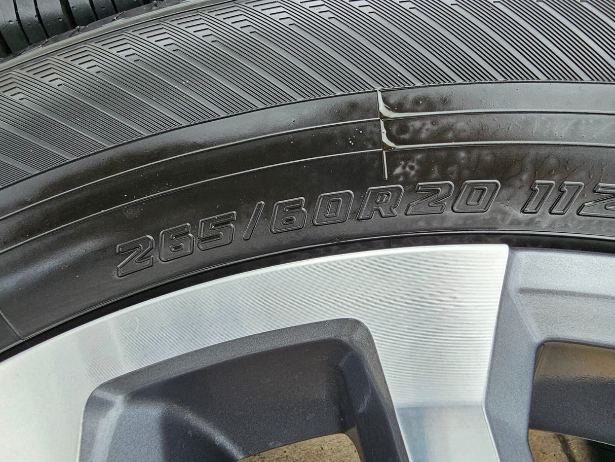 20" Toyota Tundra TSS TRD OEM wheels rims 95359 75277 Sequoia 2024 2025 2026 NEW Texas Truck Tire