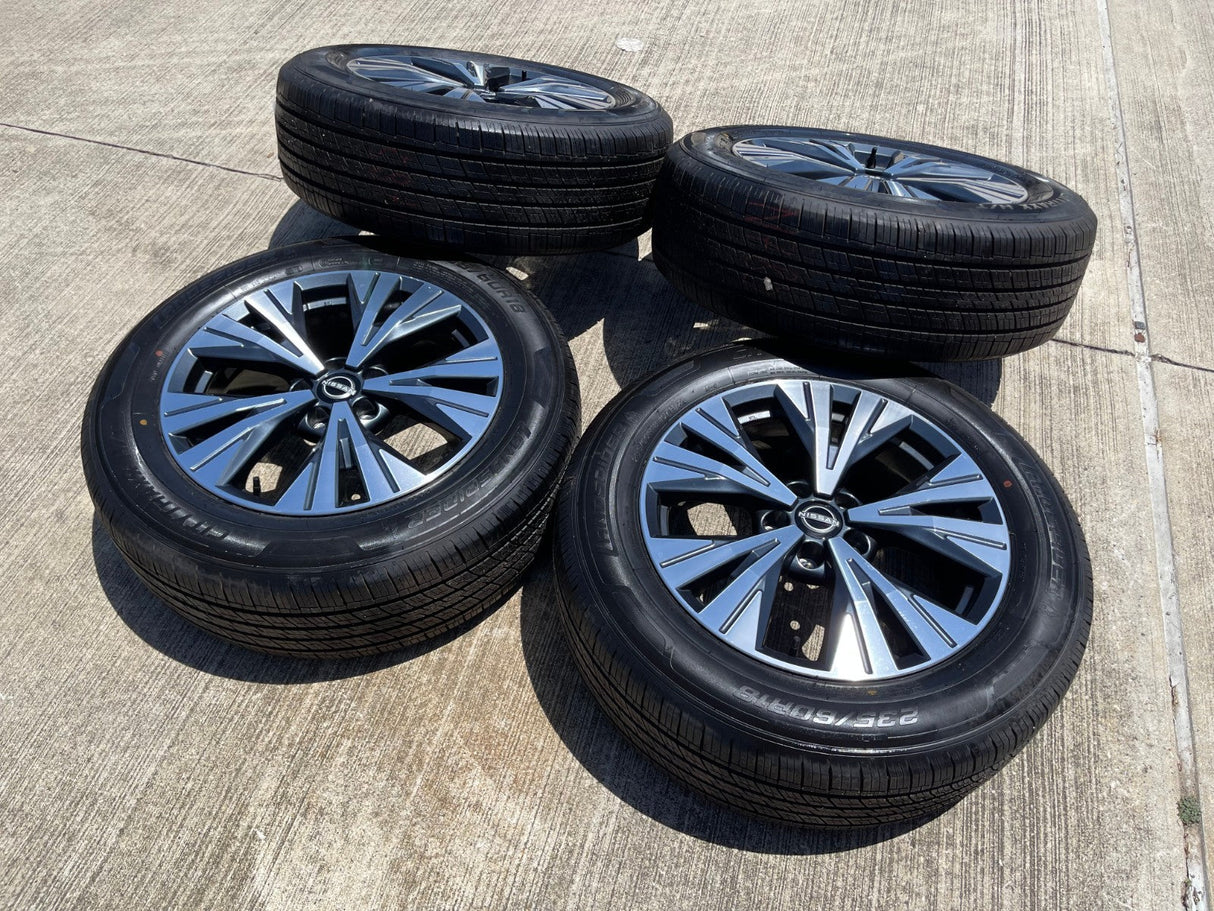 18" Nissan Murano Pathfinder FX35 FX45 QX60 OEM 62828 wheels rims 2023 2024 2025 Texas Truck Tire