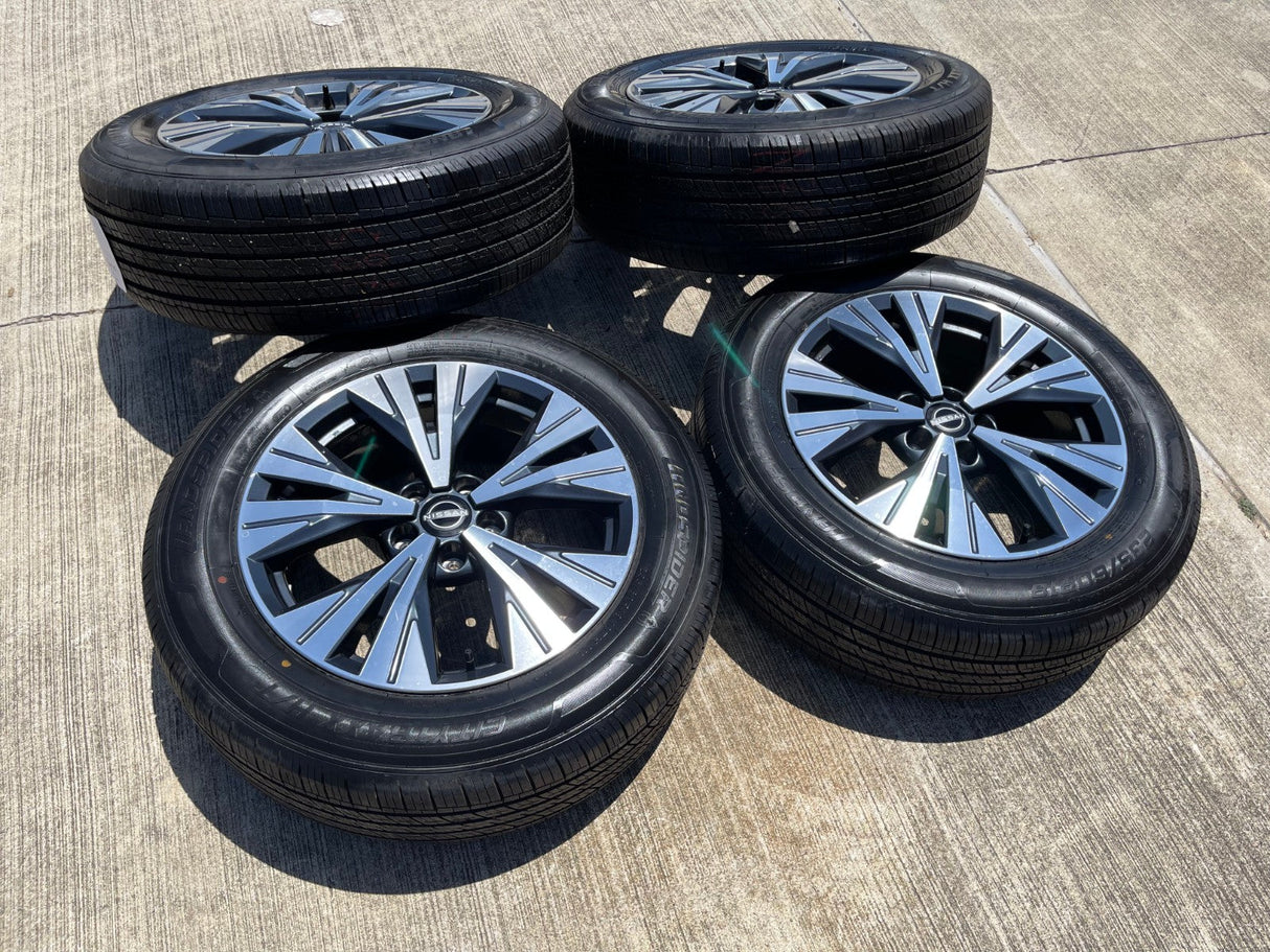 18" Nissan Murano Pathfinder FX35 FX45 QX60 OEM 62828 wheels rims 2023 2024 2025 Texas Truck Tire