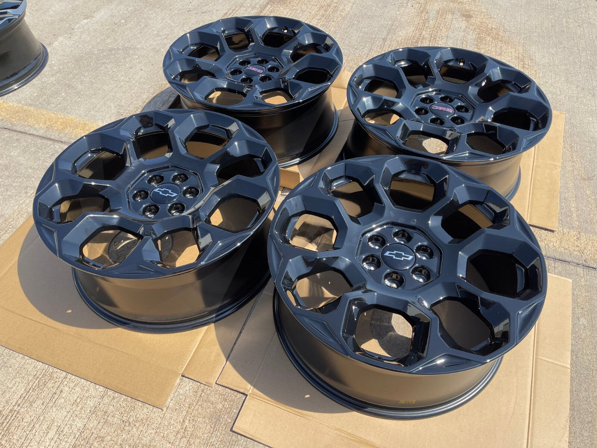 24" GMC Yukon Sierra Tahoe Cadillac Escalade V OEM wheels rims 2025 2026 NEW Texas Truck Tire