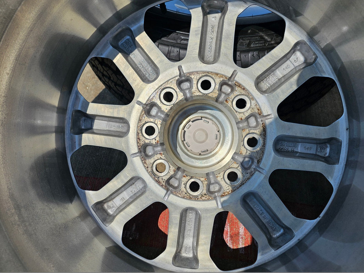 20" Dodge Ram 2500 3500 LARAMIE OEM 2700 wheels rims tires 2024 2025 2026 NEW Texas Truck Tire