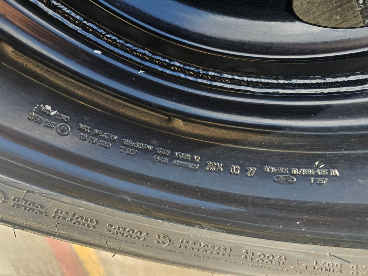 19.5" Ford F-450 F-550 Dually rim RAM 4500 OEM 10x225 spare MICHELIN Texas Truck Tire