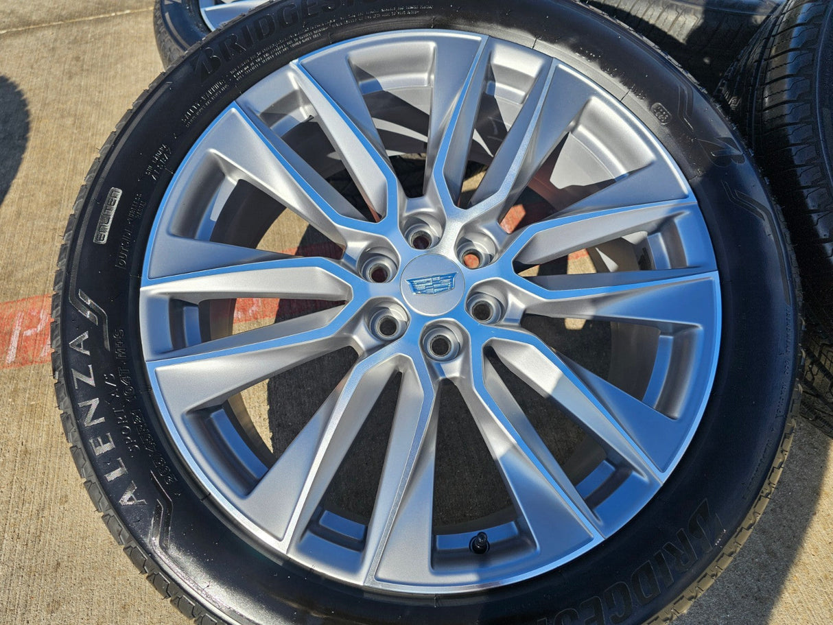 21" Cadillac XT6 XT5 SRX OEM 4851 wheels rims 2023 2024 2025 2026 BRIDGESTONE Texas Truck Tire