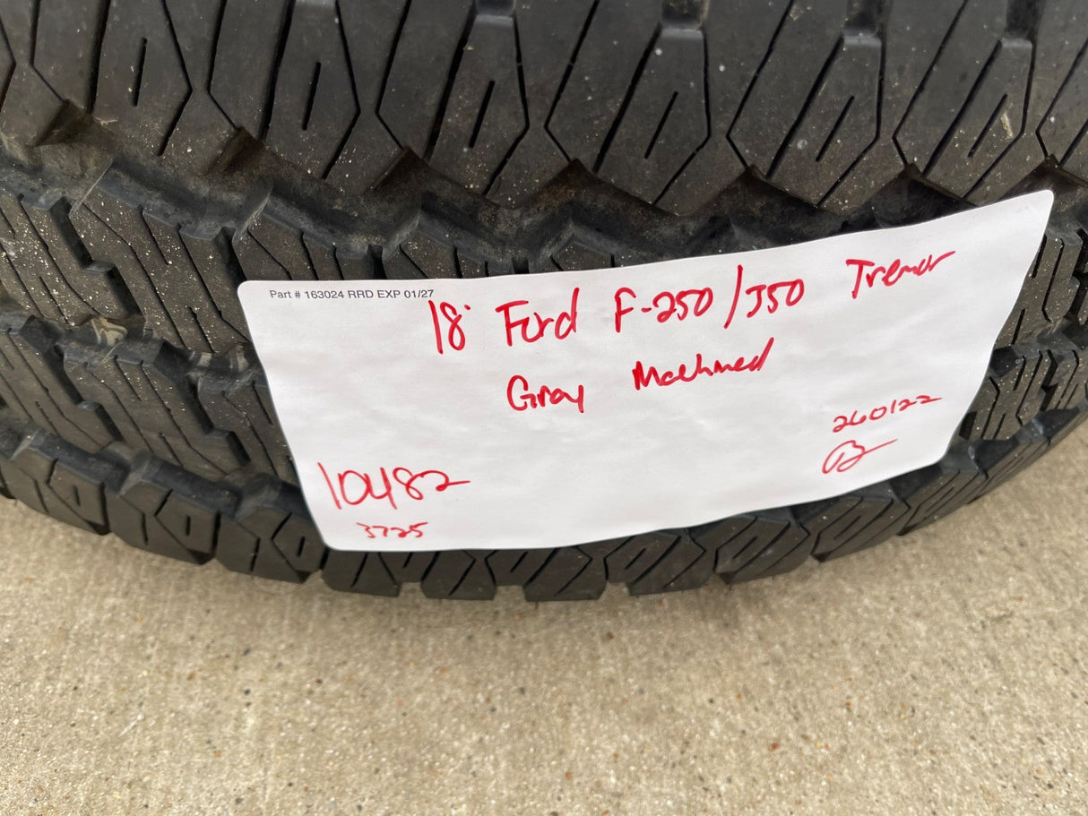 18" Ford F-250 F-350 OEM TREMOR 10482 rims wheels 2024 2025 2026 BRIDGESTONE Texas Truck Tire