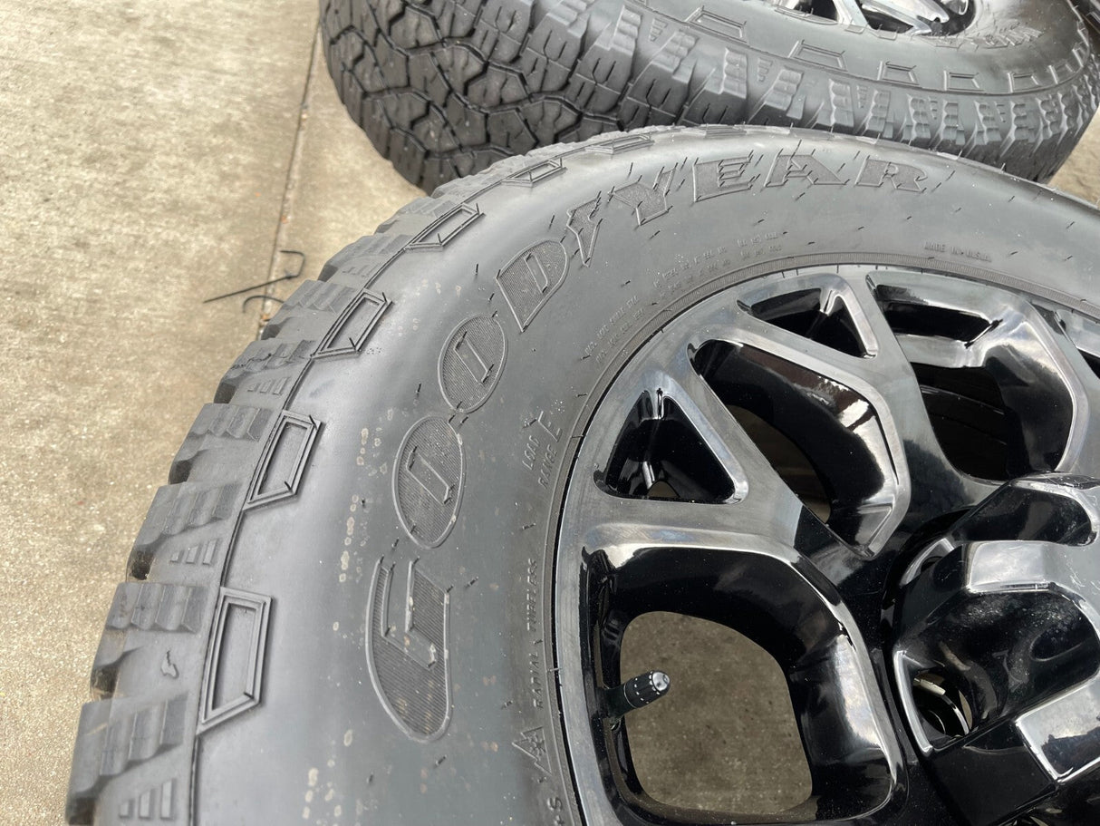 20" Ford F-250 F-350 OEM Lariat wheels rims 10292 tires GOODYEAR A/T Texas Truck Tire