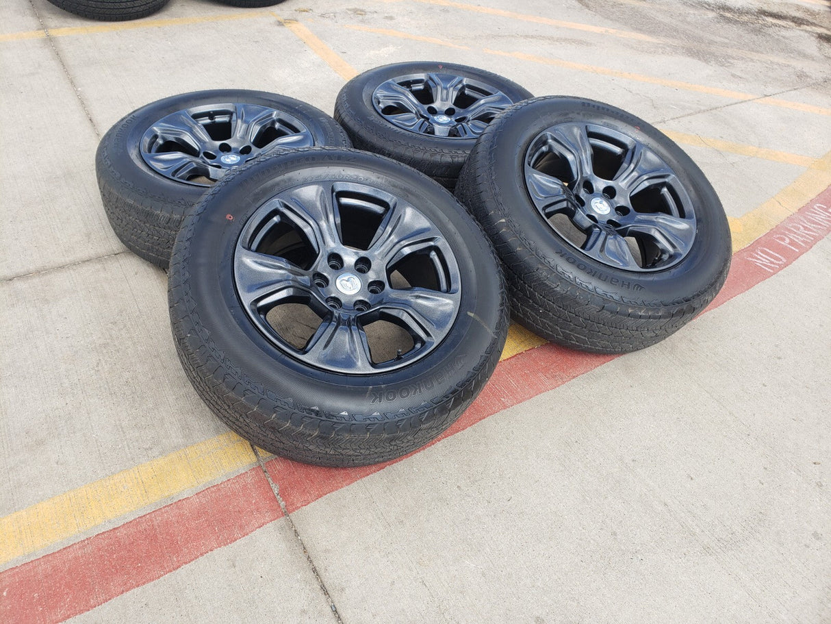 20" Dodge Ram 1500 OEM Laramie wheels rims 2674 tires NEW Texas Truck Tire
