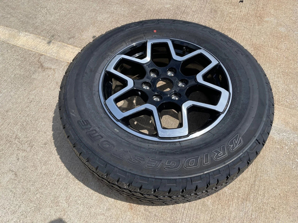 18" Ford Bronco wheel rim 95213 10389 Ranger spare 2021 2022 2023 2024 2025 NEW Texas Truck Tire