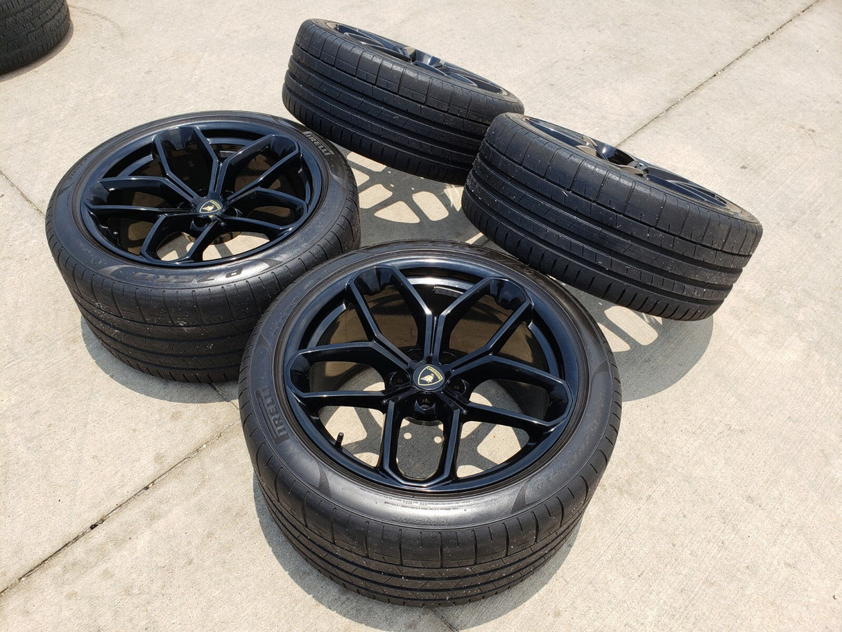 19" Lamborghini Huracan LP580 OEM wheels rims tires OE Kari 2020 2021 2022 2023 Texas Truck Tire