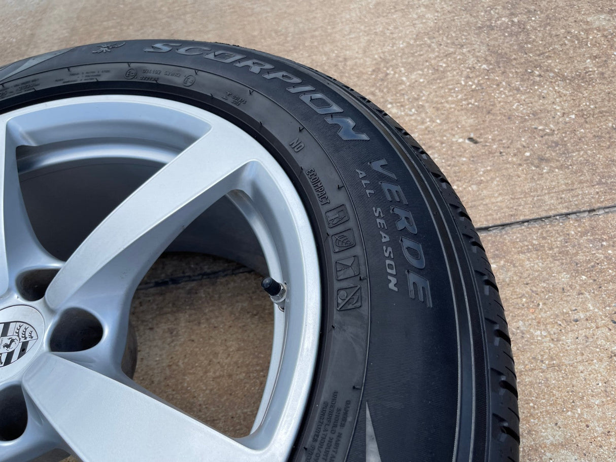 18" Porsche Macan OEM silver wheels rims 67519 67521 2020 2021 2022 2023 2024 Texas Truck Tire