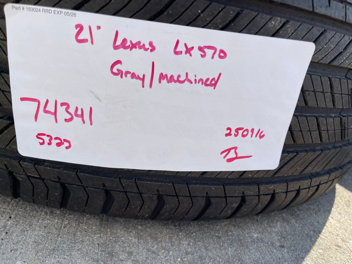 21" Lexus LX570 Toyota Land Cruiser OEM 74341 wheels rims 5x150 MICHELIN NEW Texas Truck Tire