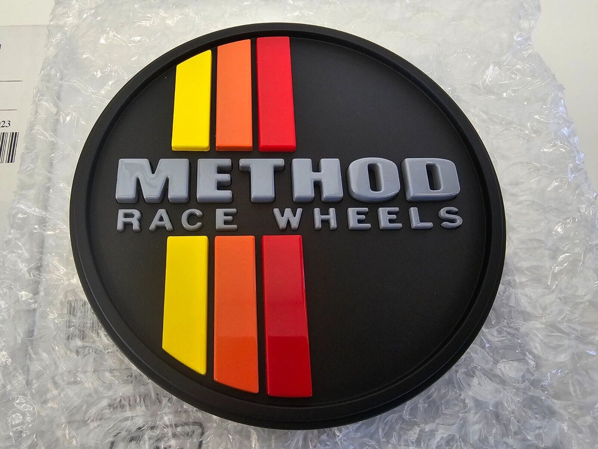 (1) Method YOR CP-YOR107S Heritage Toyota Stripe snap in center cap Texas Truck Tire