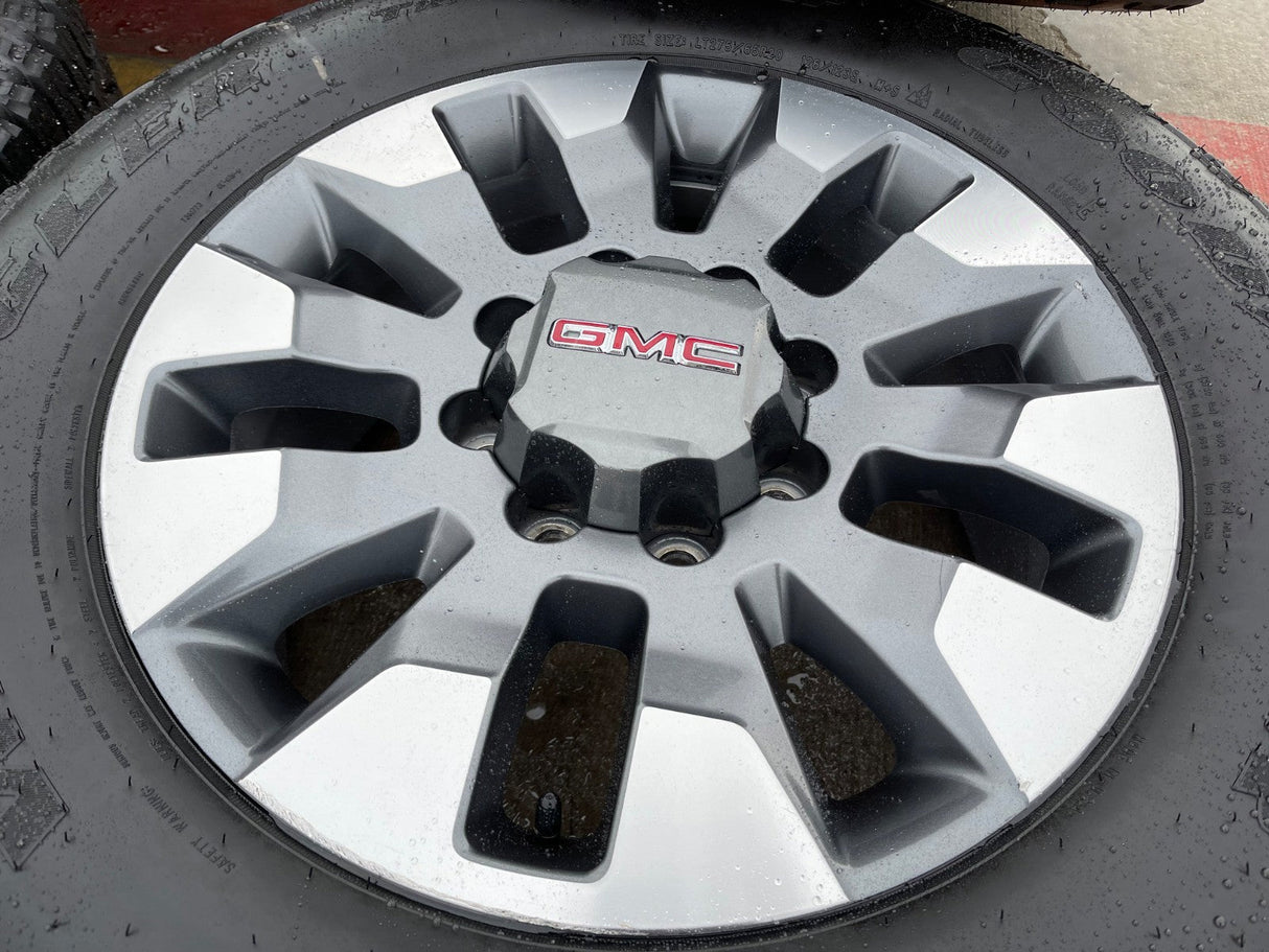 20" GMC Sierra AT4 Chevy Silverado 2500 3500 OEM 5960 5947 wheels rims GOODYEAR Texas Truck Tire