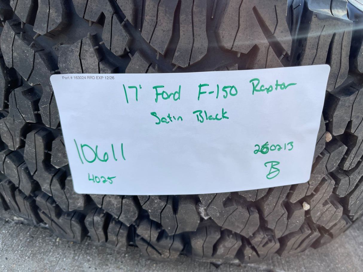 17" Ford F-150 Raptor OEM 10611 rims wheels Bronco 2024 2025 2026 NEW BFG 35" Texas Truck Tire