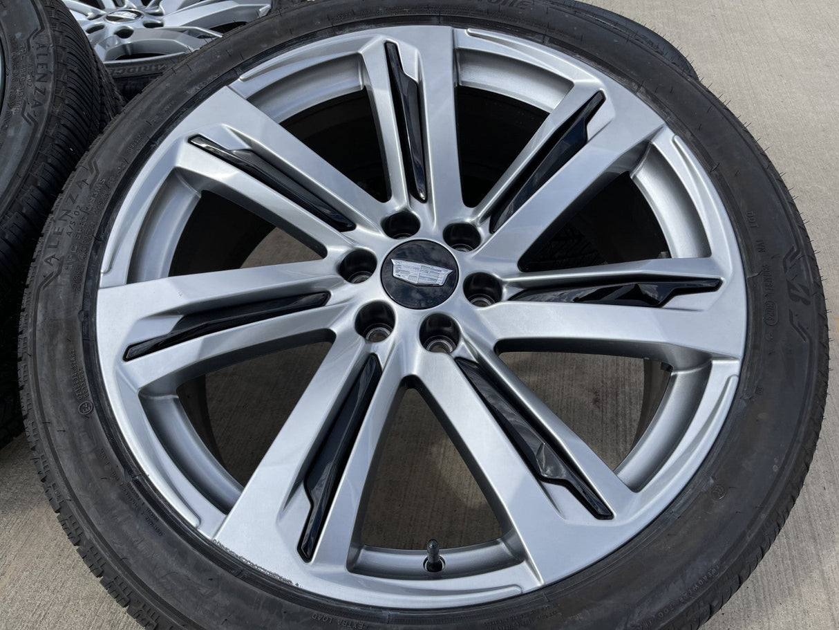 24" Cadillac Escalade V OEM wheels rims 2024 2025 2026 BRIDGESTONE DISCOUNTED Texas Truck Tire