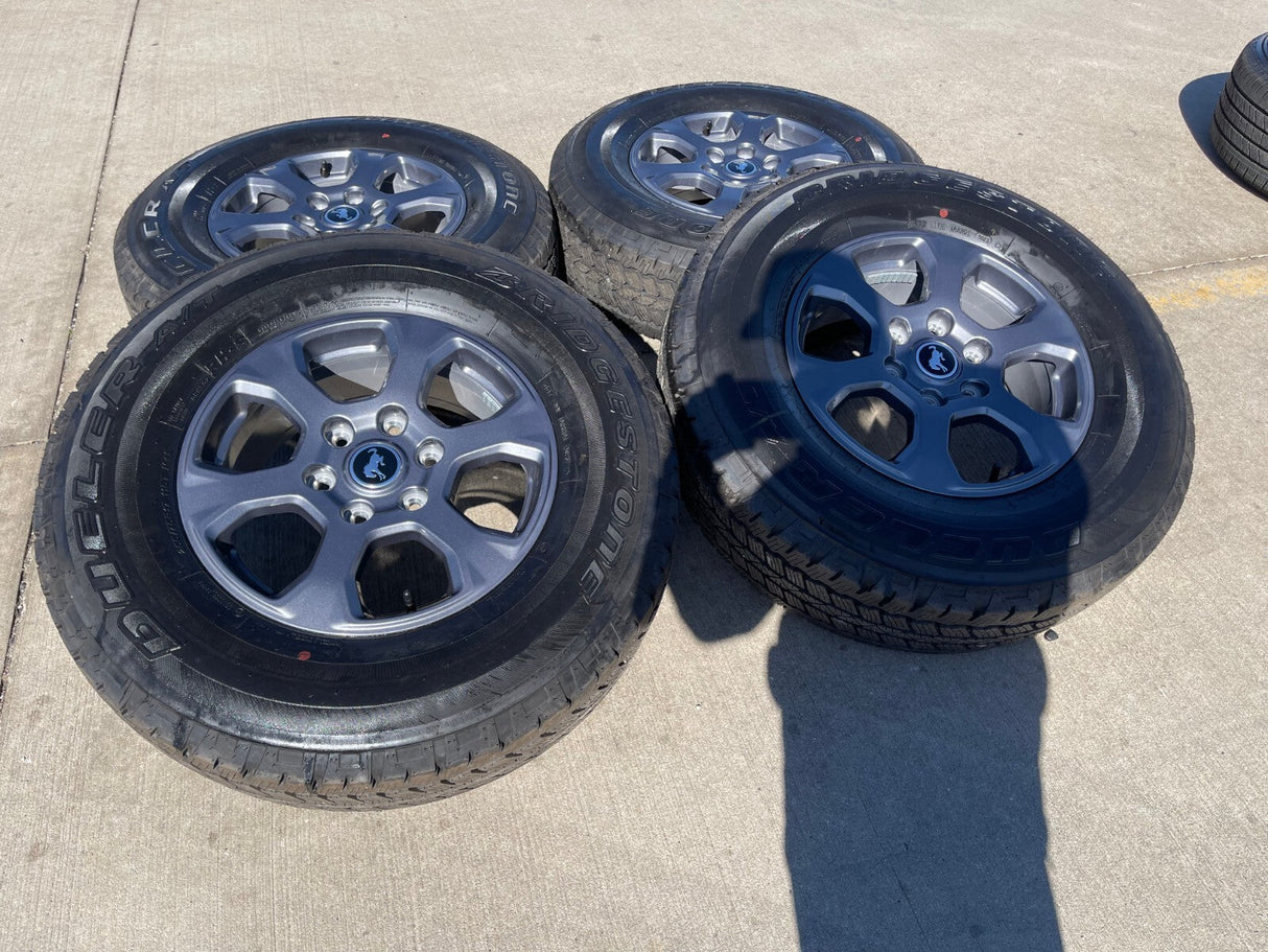 17" Ford Bronco Big Bend wheels rims 10384 OEM Ranger 2023 2024 2025 2026 NEW Texas Truck Tire